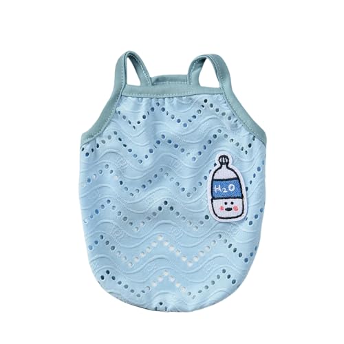 ZBJZUIMEI Hundekleidung Sommerpuppenhundkatze Camisole Weste Süße Netzkleidung Für Kleine Hunde Pudel Malteser Hemden Maskottchen para Perros-blau-s-Suit 1-2 Kg ZBJZUIMEI Hundekleidung Sommerpuppenhundkatze Camisole Weste Süße Netzkleidung Für Kleine Hunde Pudel Malteser Hemden Maskottchen para Perros-blau-s-Suit 1-2 Kg von ZBJZUIMEI