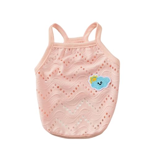 ZBJZUIMEI Hundekleidung Sommerpuppenhundkatze Camisole Weste Süße Netzkleidung Für Kleine Hunde Pudel Malteser Hemden Maskottchen para Perros-rosa-s-Suit 1-2 Kg ZBJZUIMEI Hundekleidung Sommerpuppenhundkatze Camisole Weste Süße Netzkleidung Für Kleine Hunde Pudel Malteser Hemden Maskottchen para Perros-rosa-s-Suit 1-2 Kg von ZBJZUIMEI