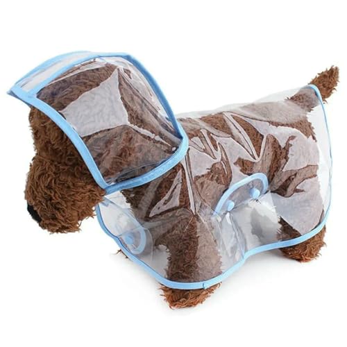 ZBJZUIMEI Poncho Regen Haustier Regenmantel Welpe Kapuze Regenmantelhund Transparenter Regenbekleidung Haustierausflug-blau-XXL ZBJZUIMEI Poncho Regen Haustier Regenmantel Welpe Kapuze Regenmantelhund Transparenter Regenbekleidung Haustierausflug-blau-XXL von ZBJZUIMEI