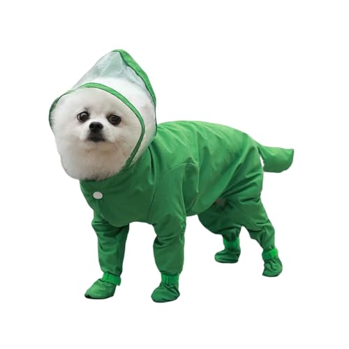 ZBJZUIMEI Poncho Regen Hunde Regenmantel Haustier Kleidung Hund wasserdichte Jüngkörperjacke Yorkshire Pudel Pommerianer Welpenmantel-grün-l ZBJZUIMEI Poncho Regen Hunde Regenmantel Haustier Kleidung Hund wasserdichte Jüngkörperjacke Yorkshire Pudel Pommerianer Welpenmantel-grün-l von ZBJZUIMEI