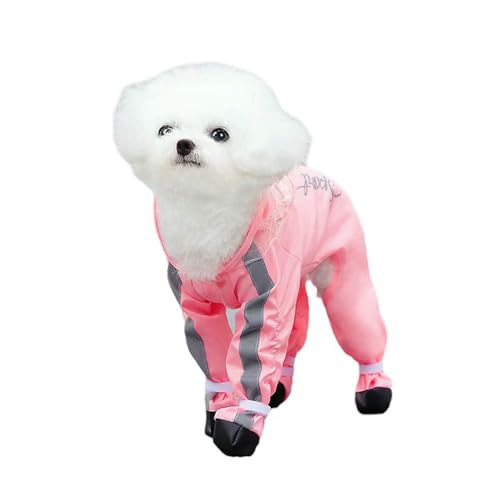 ZBJZUIMEI Poncho Regen wasserdichte Hunde Regenjacke Fashion Haustier Mit Reflektierenden Streifen Regenmantel Für Kleine Mittelgroße Hunde-rosa-XXL ZBJZUIMEI Poncho Regen wasserdichte Hunde Regenjacke Fashion Haustier Mit Reflektierenden Streifen Regenmantel Für Kleine Mittelgroße Hunde-rosa-XXL von ZBJZUIMEI