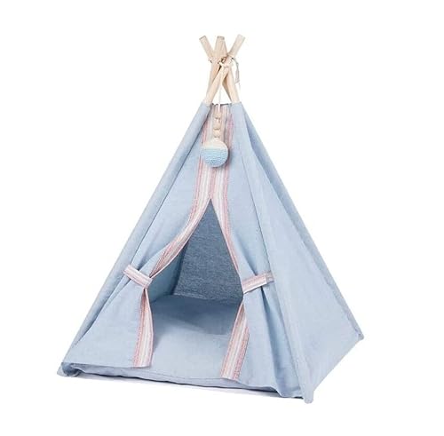 ZCLNYVGJ Beruhigendes Hundebett Katzenbett Haustier Tipi Haus Zusammenklappbares Haustierzelt Haustierbett Katzenbett Mit Kissen, Pompom Zwinger Haustiernest Matratze Matte Für Haustier ZCLNYVGJ Beruhigendes Hundebett Katzenbett Haustier Tipi Haus Zusammenklappbares Haustierzelt Haustierbett Katzenbett Mit Kissen, Pompom Zwinger Haustiernest Matratze Matte Für Haustier von ZCLNYVGJ