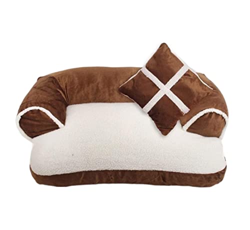 ZCLNYVGJ Beruhigendes Hundebett Luxuriöses, Bequemes Haustierbett Sofa Warmes Hundebett Welpenhaus Zwinger Gemütliches Katzennest Schlafmatte Kissen Matratze Matte Für Haustier ZCLNYVGJ Beruhigendes Hundebett Luxuriöses, Bequemes Haustierbett Sofa Warmes Hundebett Welpenhaus Zwinger Gemütliches Katzennest Schlafmatte Kissen Matratze Matte Für Haustier von ZCLNYVGJ