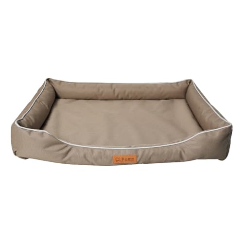 ZCMMF Große Hundehütte, wasserdichtes Hundesofa, Hunde- und Katzenschlafsofa, mit abnehmbarem Reißverschluss und waschbar, mit rutschfester Unterseite, guter Schlaf für Hunde (Braun, XXL (105 x 70 x von ZCMMF