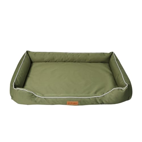 ZCMMF Große Hundehütte, wasserdichtes Hundesofa, Hunde- und Katzenschlafsofa, mit abnehmbarem Reißverschluss und waschbar, mit rutschfester Unterseite, guter Schlaf für Hunde (grün, XL (90 x 60 x 14 von ZCMMF