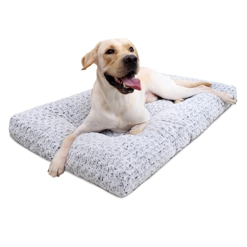 ZCMMF Waschbares Hundebett, luxuriöses Plüsch-Hundehaus, Katzenmatratze, bequeme Hundehütte, rutschfeste Haustier-Schlafmatte, geeignet für große, riesige, mittelgroße und kleine Hunderassen, von ZCMMF