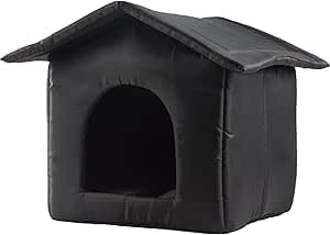 Outdoor Katzenhaus Wetterfest, Katzenhaus Outdoor Katzenbett, Verdicktes Wetterfestes Outdoor Katzenzelt, Tragbarer Faltbarer Winter-Haustierunterstand für Wildkatzen im Freien streunende Katzen Outdoor Katzenhaus Wetterfest, Katzenhaus Outdoor Katzenbett, Verdicktes Wetterfestes Outdoor Katzenzelt, Tragbarer Faltbarer Winter-Haustierunterstand für Wildkatzen im Freien streunende Katzen von ZCXCsfp