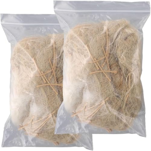 ZCXCsfp Vogel-Nistmaterial, gemischte Fasern, 80 g, Mischmaterial, Kanarienvögel, Nistmaterial, Käfigzubehör für Wildvögel, Kolibris, Finken, Papageien, 2 Stück ZCXCsfp Vogel-Nistmaterial, gemischte Fasern, 80 g, Mischmaterial, Kanarienvögel, Nistmaterial, Käfigzubehör für Wildvögel, Kolibris, Finken, Papageien, 2 Stück von ZCXCsfp