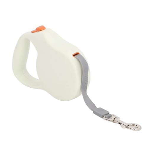 Einziehbare Hundeleine, multifunktional, automatisch, verstellbar, für Outdoor-Spaziergänge, Camping, Reisen, 3 m, Weiß Einziehbare Hundeleine, multifunktional, automatisch, verstellbar, für Outdoor-Spaziergänge, Camping, Reisen, 3 m, Weiß von ZCYLPT