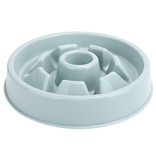 Futternapf für Hunde und Katzen, Anti-Schling-Futterstation mit 21,5 cm blauem Futternapf, für Welpentraining und Verdauungshilfe (Pistilentyp 21,5 cm) von ZCYLPT