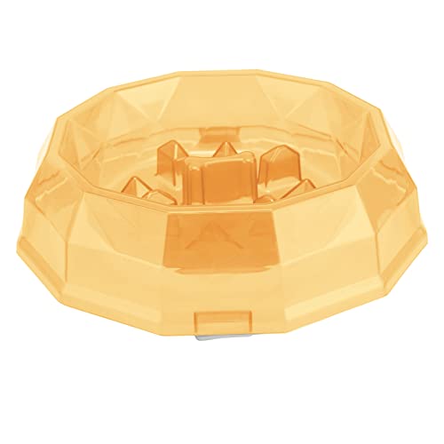 Slow Feeder Hundenäpfe in Lebensmittelqualität, verhindert Ersticken, Verdauungshilfe, langsames Füttern, Puzzle-Napf für Haustiere, langsames Fressen, rutschfestes Design (Gelb) von ZCYLPT