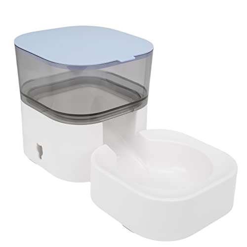 Wasserspender für Haustiere, automatisch, selbstdosierend, für Hundefutter und Wasser, mittelgroß, klein, Dag Katzen, rutschfeste Unterseite, transparent, lebensmittelechtes Material (Futterstation von ZCYLPT