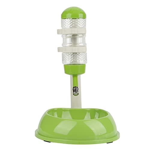 Hundeschale Lebensmittelspender Trinkschalenfutter für Haustiere Katzen Hunde Blau Hund Schüssel Hundefutterspender Spender (Green) von ZDETGU