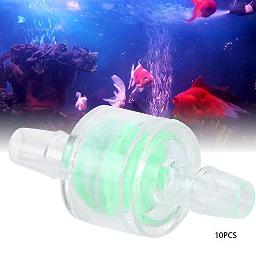 ZDETGU 10pcs ABS Green Aquariumpumpe Silikonrohr für Fischtanks und Schlauchversorgungen (6MM) von ZDETGU