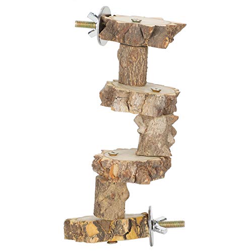 ZDETGU 2pcs Papageienplattform Kletterleiter und Spielzeug für Kleine Tierkäfige von ZDETGU