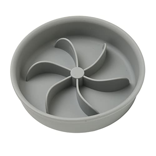 ZDETGU Feste und Zuverlässige Silikon -Slow -Feeder Schüssel mit Blütenblattdesign für Sichere und Hundefüttern von ZDETGU