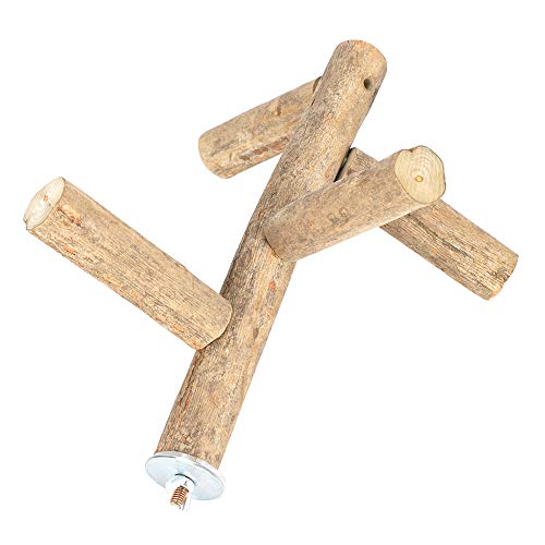 ZDETGU Holzbarschspielzeug für Papageien und Vögel, die Aktivitäten mit Mehreren Sitzplätzen Stehen ZDETGU Holzbarschspielzeug für Papageien und Vögel, die Aktivitäten mit Mehreren Sitzplätzen Stehen von ZDETGU