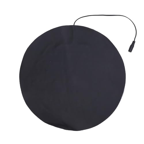 ZDETGU USB Angetriebene Haustierheizkissen - Runde PU -Leder erhitzte Matte mit 3 Temperaturniveaus für Kleine Tiere ZDETGU USB Angetriebene Haustierheizkissen - Runde PU -Leder erhitzte Matte mit 3 Temperaturniveaus für Kleine Tiere von ZDETGU