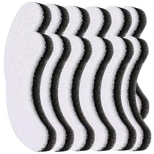 ZDDP 12 Stück Hunde-Wasserbrunnenfilter, Ersatzfilter für Katzen-Haustier-Wasserbrunnen, Schaumstoff-Schwamm-Vorfilter von ZDDP