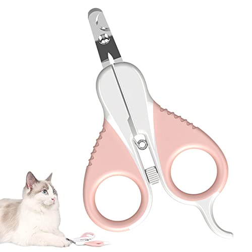 Krallenschere für Katzen,Cat Nail Clippers,Pet Nail Clippers,Cat Claw Cutters,Welpen,Katzen Krallenschere,Haustiere,Krallenschere Sicherheits Krallenzange ergonomische Fußnagelschere von ZEACCT