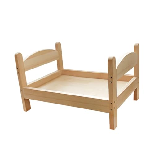 ZEONIK Haustierbett, 50 x 36 x 30 cm, Massivholz, Hunde- und Katzenbett, Haushalt, Hundebett ohne Kissen, für alle Jahreszeiten ZEONIK Haustierbett, 50 x 36 x 30 cm, Massivholz, Hunde- und Katzenbett, Haushalt, Hundebett ohne Kissen, für alle Jahreszeiten von ZEONIK