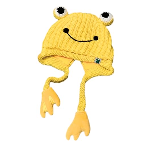 Lässige Froschmütze, winddicht, kalte Mütze, Winter, für Neujahr, Erntedankfest, Valentinstag Lässige Froschmütze, winddicht, kalte Mütze, Winter, für Neujahr, Erntedankfest, Valentinstag von ZEPFJHE