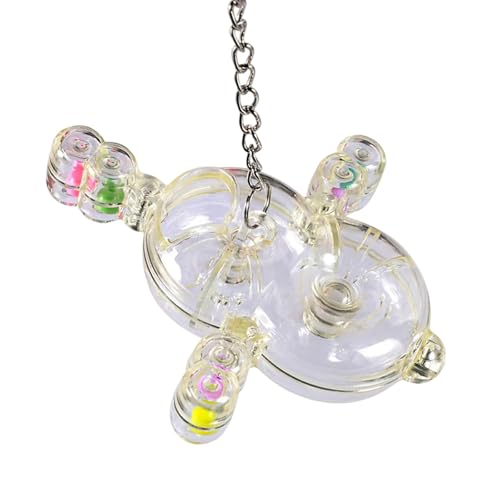 Vogelspielzeug Spinner Rotierender Futterspender Papageien Futterstation Spielzeug Klare Designs für verschiedene kleine Vögel und Wellensittiche Schleifen Vogelspielzeug Spinner Rotierender Futterspender Papageien Futterstation Spielzeug Klare Designs für verschiedene kleine Vögel und Wellensittiche Schleifen von ZEPFJHE