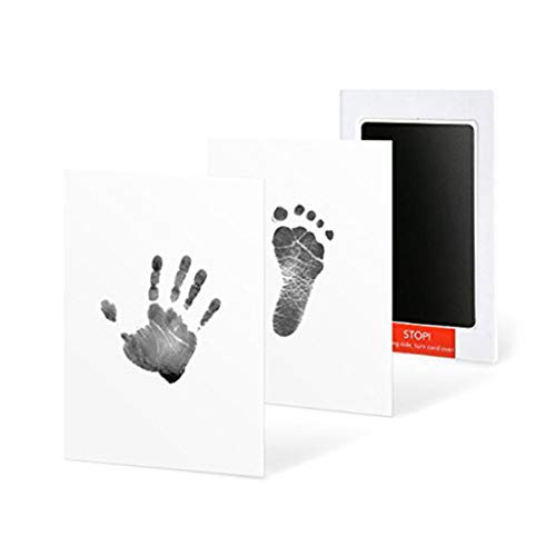 ZEPFJHE 1 Set für Touch Pad für Baby Handabdruck Fußabdruck Pads Tintenlos Säugling Hand Fußstempel Haustier für Hund Pfote P ZEPFJHE 1 Set für Touch Pad für Baby Handabdruck Fußabdruck Pads Tintenlos Säugling Hand Fußstempel Haustier für Hund Pfote P von ZEPFJHE