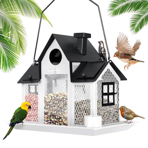 ZEPFJHE Eisenvogelfutterlöcher Solarenährung Station Für Gartendekoration Freien Und Wetterfeste Beobachtung Käfig Dekorative Feeder von ZEPFJHE
