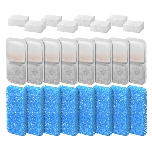 ZEPFJHE Ersatz-Wasserspender für Katzen/Hunde, fördert besseres Trinken, Packung mit 8/12/16 Filter macht Wasser gesünder Katzenfilter ZEPFJHE Ersatz-Wasserspender für Katzen/Hunde, fördert besseres Trinken, Packung mit 8/12/16 Filter macht Wasser gesünder Katzenfilter von ZEPFJHE