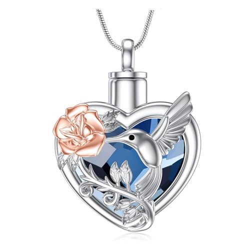 ZEPFJHE Gedenkurnen-Urnen-Schmuck, Haustier-Asche-Halskette, kreativer Haustierurnen-Halskette, Feuerbestattungsschmuck ZEPFJHE Gedenkurnen-Urnen-Schmuck, Haustier-Asche-Halskette, kreativer Haustierurnen-Halskette, Feuerbestattungsschmuck von ZEPFJHE