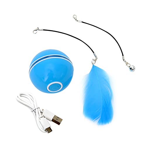 ZEPFJHE Haustier Katzen Elektrisch Selbstrollend Jagd Spielzeug Katzen Spielzeug Automatische Rollende Hunde Interaktion Indoor ZEPFJHE Haustier Katzen Elektrisch Selbstrollend Jagd Spielzeug Katzen Spielzeug Automatische Rollende Hunde Interaktion Indoor von ZEPFJHE