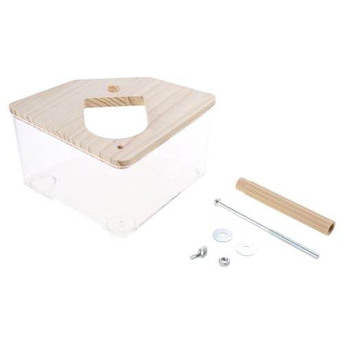 ZEPFJHE Papageien Cage Shelter Stand Nest Cage Nest Box Bird House Für Kommerzielle Haushaltsnutzung Klar Und Sicher von ZEPFJHE