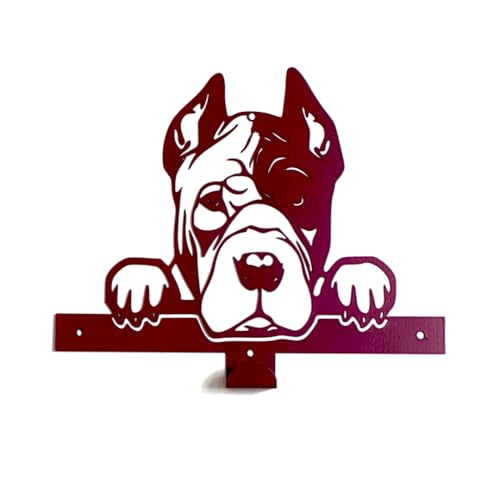 ZOIMANIA – Hundeleine aus lackiertem Stahl – personalisiertes Design mit der Rasse Ihres Hundes (America Bully, 1) von ZEROINOX