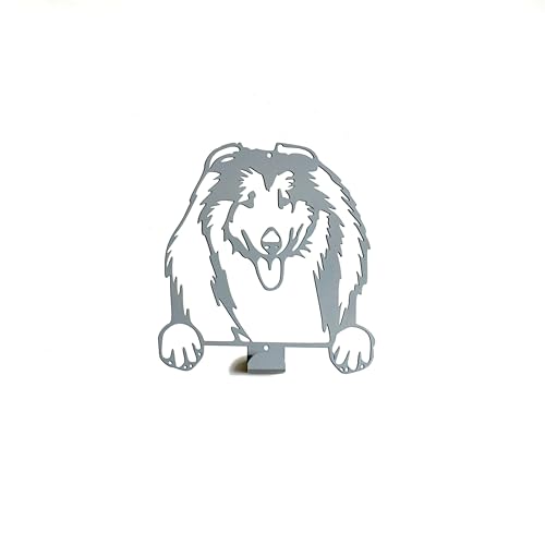 ZOIMANIA – Hundeleine aus lackiertem Stahl – personalisiertes Design mit der Rasse Ihres Hundes (Border Collie, 1) von ZEROINOX