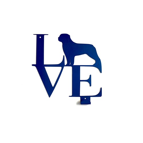 ZOIMANIA – Hundeleine aus lackiertem Stahl – personalisiertes Design mit der Rasse Ihres Hundes (Love 1, 1) von ZEROINOX