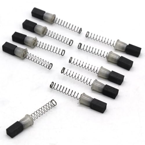 10 Stück Professionelle Tierschermaschine Ersatzteile Reparatur Zubehör, A5-Stil Abnehmbare Klinge Tierhaarschneidemaschine Kohlebürsten Kompatibel mit Oster A5 A6 Andis AG BG Pet Groomers 10 Stück Professionelle Tierschermaschine Ersatzteile Reparatur Zubehör, A5-Stil Abnehmbare Klinge Tierhaarschneidemaschine Kohlebürsten Kompatibel mit Oster A5 A6 Andis AG BG Pet Groomers von ZEROKIWI