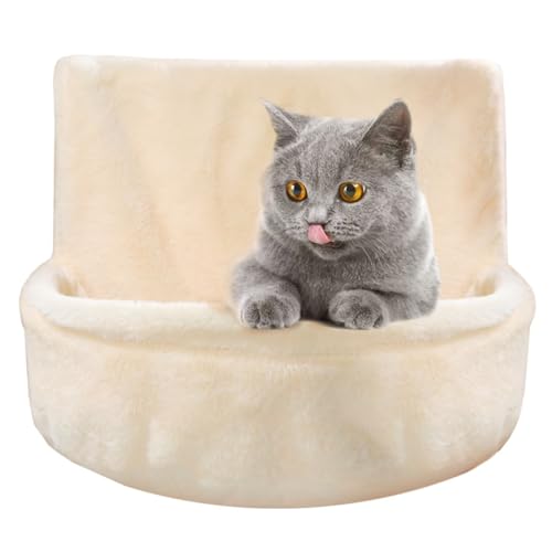 ZESLIV Hängebett für Katzen Heizungen Plüschstoffe, Heizkörperbett für Katzen Bequem Katzenbett, Katzen Kuschelsack Hängematte für Heizungen, Beige ZESLIV Hängebett für Katzen Heizungen Plüschstoffe, Heizkörperbett für Katzen Bequem Katzenbett, Katzen Kuschelsack Hängematte für Heizungen, Beige von ZESLIV