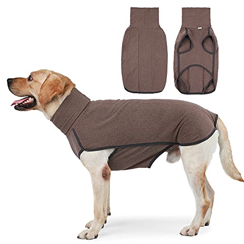 ZESLIV Haustier Kleidung Hunde Warmer Mantel Rollkragenpulli Baumwoll für Welpen Small Medium Large Dog von ZESLIV