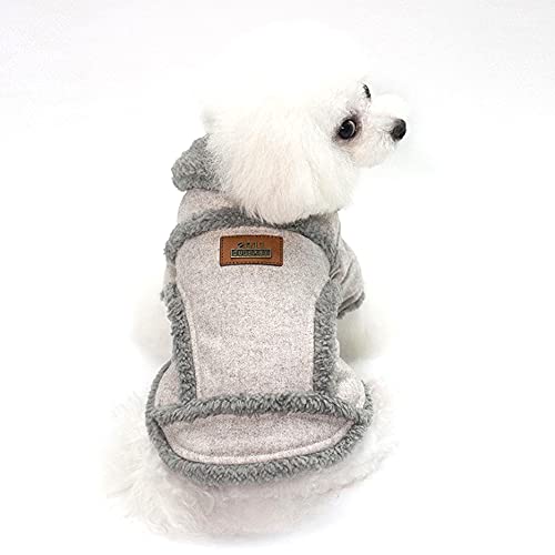 ZESLIV Haustier Kleidung Hunde Warmer Mantel für Welpen Small Medium Large Dog Outdoor Baumwoll Jacke hundekostüm von ZESLIV