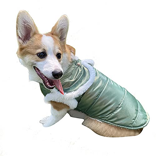 ZESLIV Haustier Kleidung Sicherheit Reflektierend Hunde Warmer Mantel Wasserdicht wasserdicht Cape Schal für Kleine Mittelere und Große Hund von ZESLIV