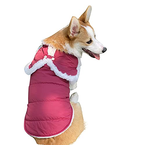 ZESLIV Haustier Kleidung Sicherheit Reflektierend Hunde Warmer Mantel Wasserdicht wasserdicht Cape Schal für Kleine Mittelere und Große Hund von ZESLIV