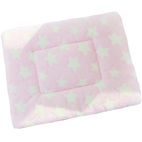 ZESLIV Hundematte Katzenmatte Flauschig, 70x50CM Haustier Flanell Decken, Hundebett Schlafplatz für Hund Katzen, Rosa ZESLIV Hundematte Katzenmatte Flauschig, 70x50CM Haustier Flanell Decken, Hundebett Schlafplatz für Hund Katzen, Rosa von ZESLIV