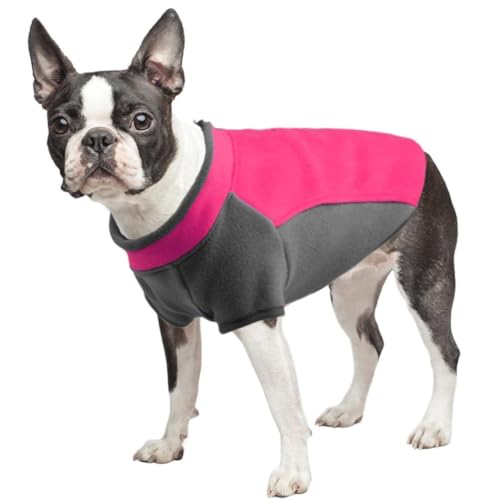 ZESLIV Warme Hundepullover Fleecefutter Winterweste Hundemantel Hunde-Sweatshirt weiche Fleece-Weste für Kleine Mittelgroße Große Hunde, Rosa ZESLIV Warme Hundepullover Fleecefutter Winterweste Hundemantel Hunde-Sweatshirt weiche Fleece-Weste für Kleine Mittelgroße Große Hunde, Rosa von ZESLIV