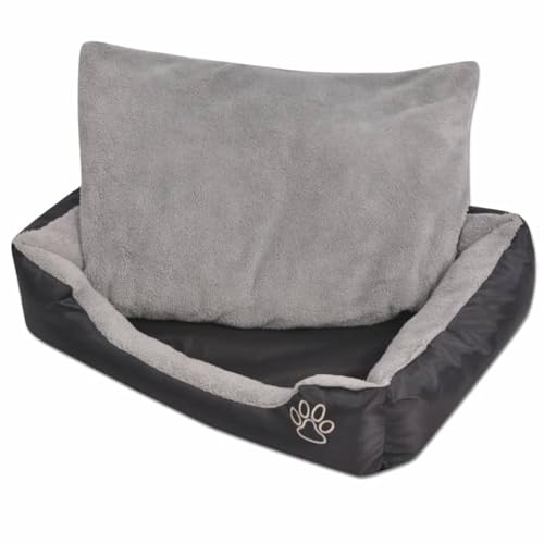 ZEYUAN Hundebett mit gepolstertem Kissen Größe XL, Hundesofa, Hunde Bett, Hundekissen, Dog Bed, Kuschelbett Katzen, Hunde Couch, Hunde Sofabett, Schwarz ZEYUAN Hundebett mit gepolstertem Kissen Größe XL, Hundesofa, Hunde Bett, Hundekissen, Dog Bed, Kuschelbett Katzen, Hunde Couch, Hunde Sofabett, Schwarz von ZEYUAN