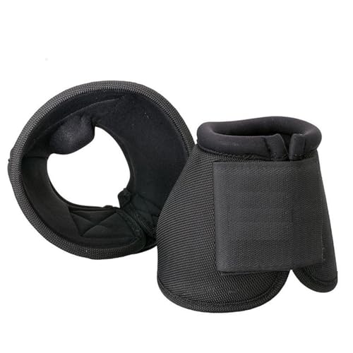 ZFFOZZ 4-teiliges Neopren-Glockenschutz-Set für Pferde - Hufschutz für Springen, Weidegang und tägliches Training, Stoßdämpfende Hufbandagen(S) von ZFFOZZ