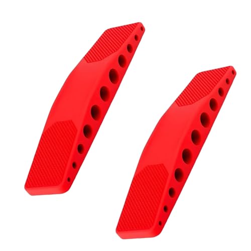 ZFFOZZ Set mit 2 Multifunktions-Haarbürsten für Tiere, 6-in-1 Funktion gegen Haaren, Reinigen, Massieren - Sicher für Alle Fellarten(Red) von ZFFOZZ