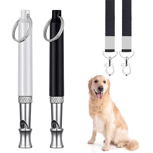 ZFRITP 2 Stück Hundepfeife, Ultraschallpfeife gegen Bellen, Hundepfeife für Hunde, zur Erinnerung, Ultraschallpfeife für Hunde, Anti-Bell, verstellbar, Ultraschallpfeife für Hunde, mit Riemen. ZFRITP 2 Stück Hundepfeife, Ultraschallpfeife gegen Bellen, Hundepfeife für Hunde, zur Erinnerung, Ultraschallpfeife für Hunde, Anti-Bell, verstellbar, Ultraschallpfeife für Hunde, mit Riemen. von ZFRITP