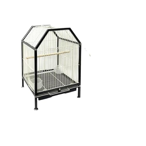 Große Villa Vogelkäfige Papagei Kanarienvogel Zucht Metall Vogelkäfige Wellensittich Haustier Hütte Wachtel Jaula Pajaros Haustier Produkte(Color 3) von ZGCrumphant
