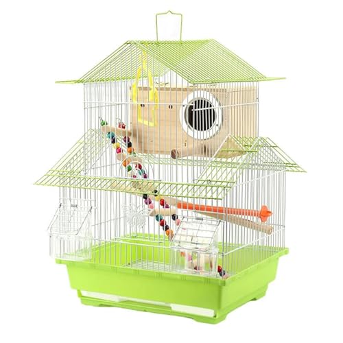 Papagei Vogelkäfig Sittich Metall Vogelhaus Erhöhung Zuchtkäfig Vogelnest Taubenbedarf(Color 1) von ZGCrumphant